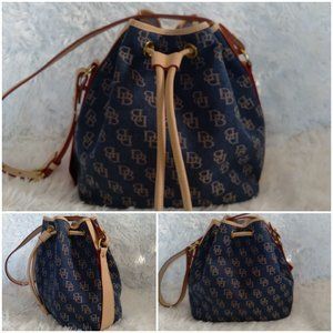 Dooney & Bourke Denim Drawstring Bag